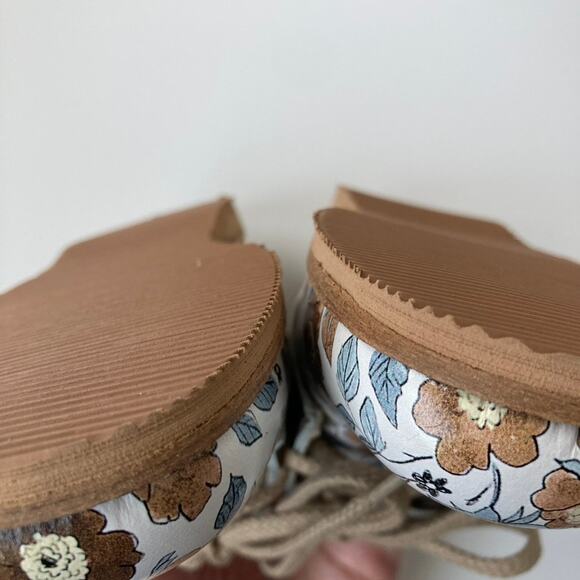 Mon Petit Shoes x Rylee + Cru Floral Lace Up Boots - Bloom - 9 - Picture 5 of 9